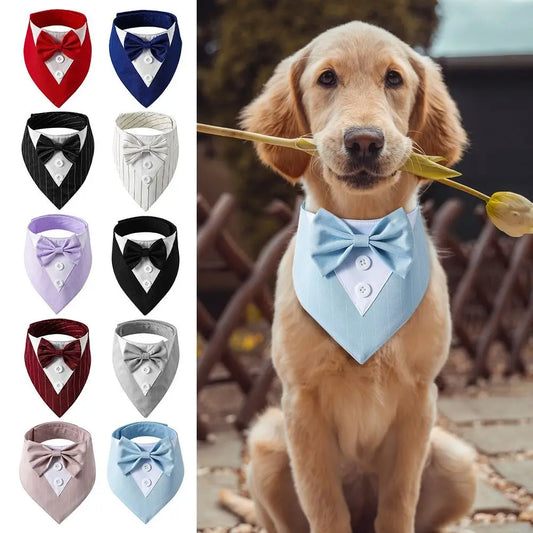 Fashionable Tuxedo Bow Tie For Pets