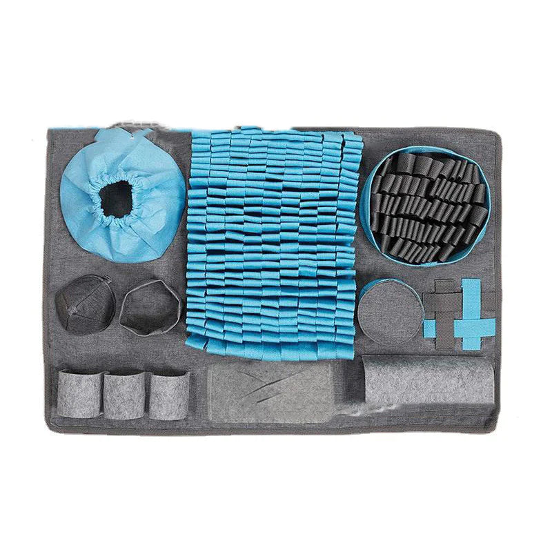 Sniff & Seek Food Maze Blanket: Engaging Training Pad for Pawsitive Pups!