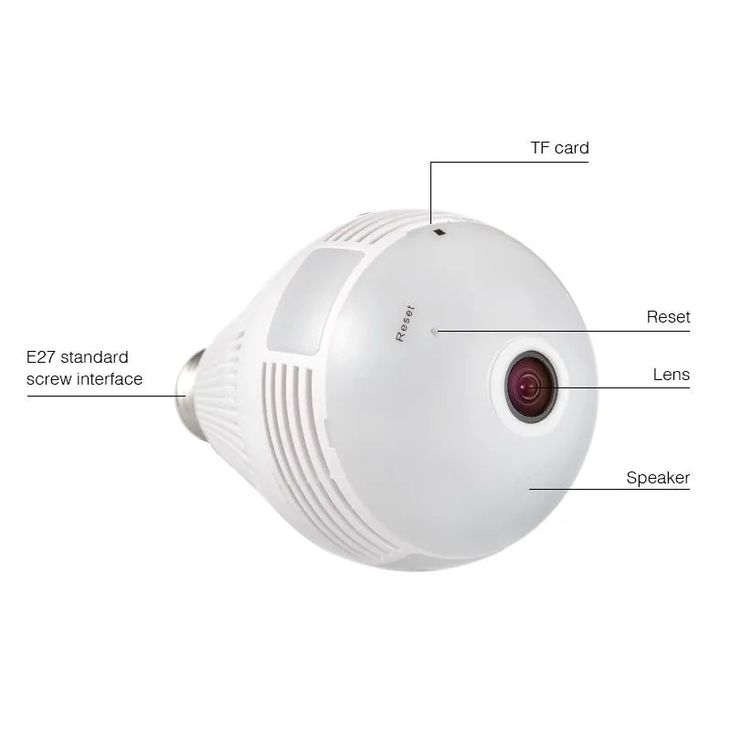 Wi-Fi Light Bulb Security Cam