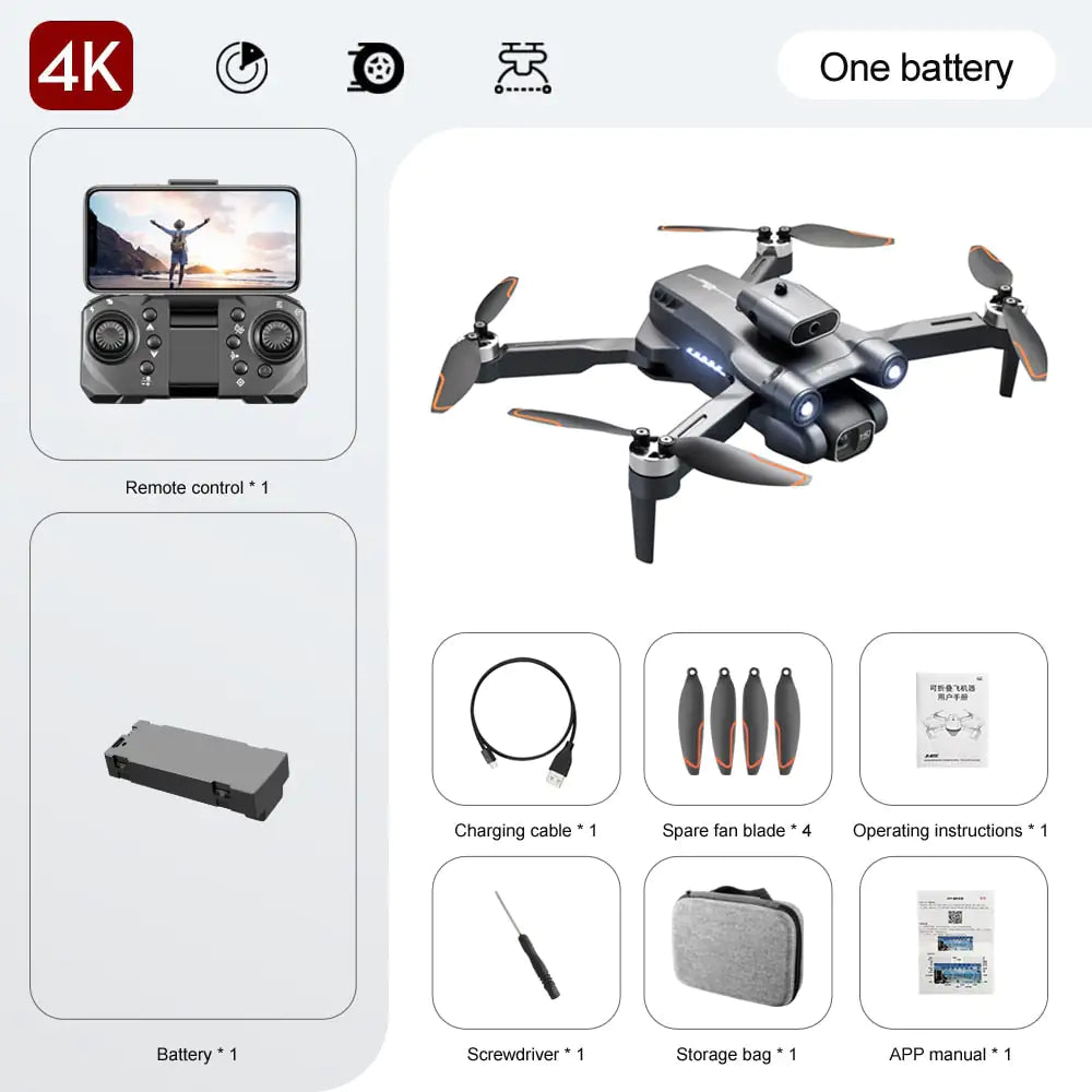 Professional 8K/6K/4K HD Quadcopter S1S Drone with Intelligent Obstacle Avoidance