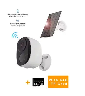 Wireless Outdoor Security Camera (2K 3MP)